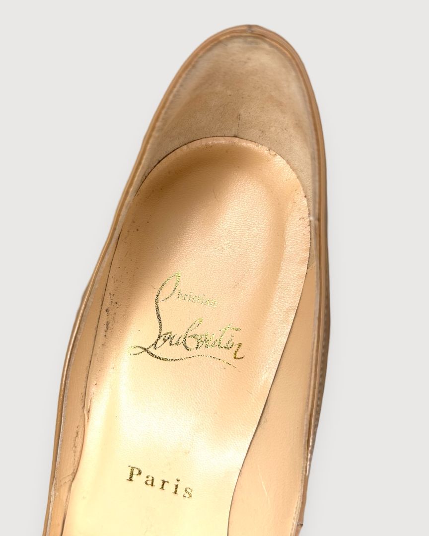 Nude Christian Louboutin Shoes, 38