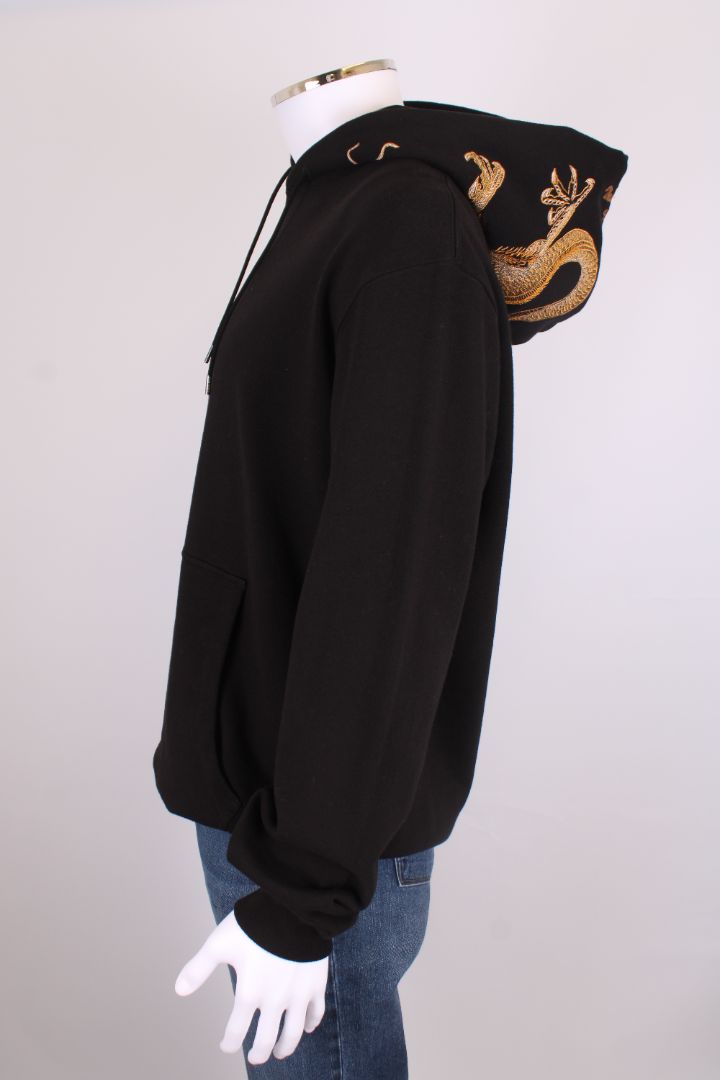 Maharishi Dragon Applique Hoodie Black L