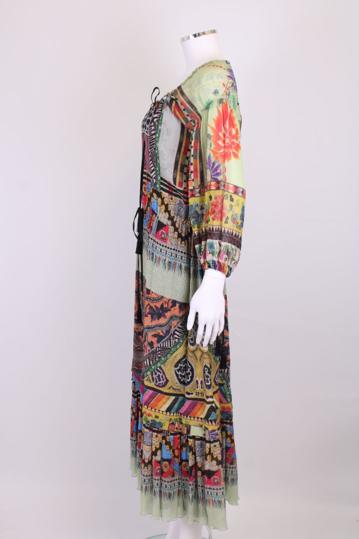 Etro L/S Print Dress Multi Coloured 10