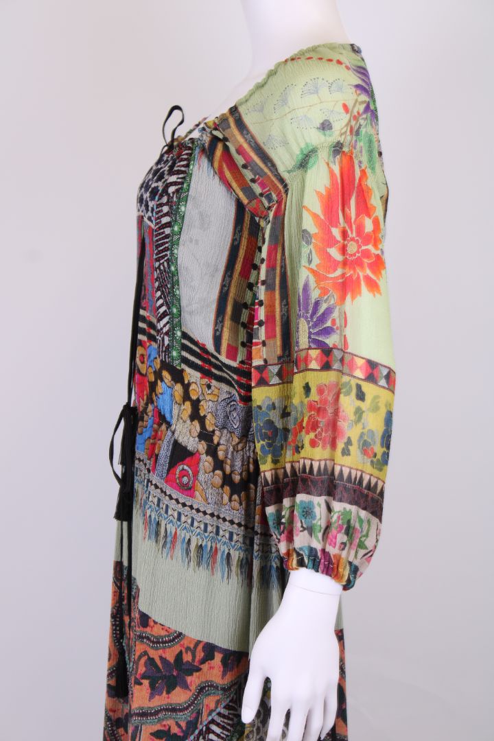 Etro L/S Print Dress Multi Coloured 10