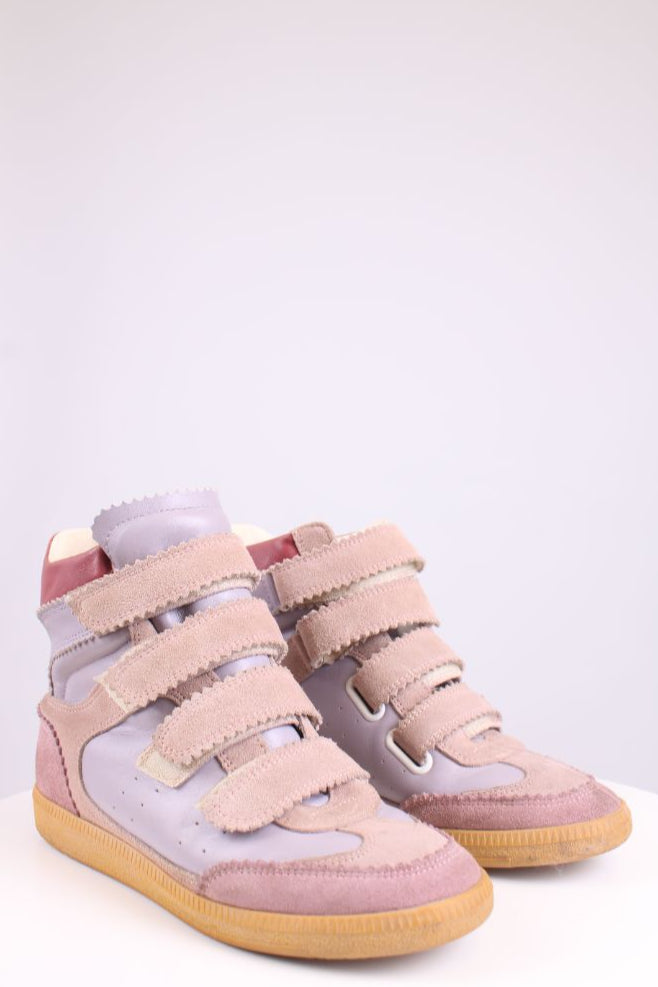 Isabel Marant High Top Trainers Lilac/ Pink 38