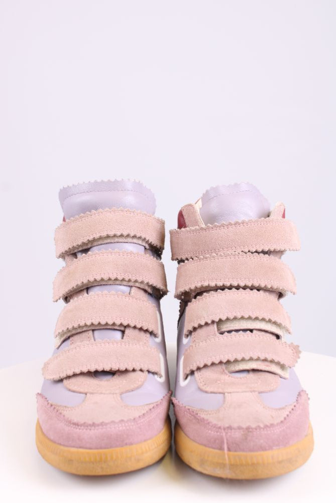 Isabel Marant High Top Trainers Lilac/ Pink 38