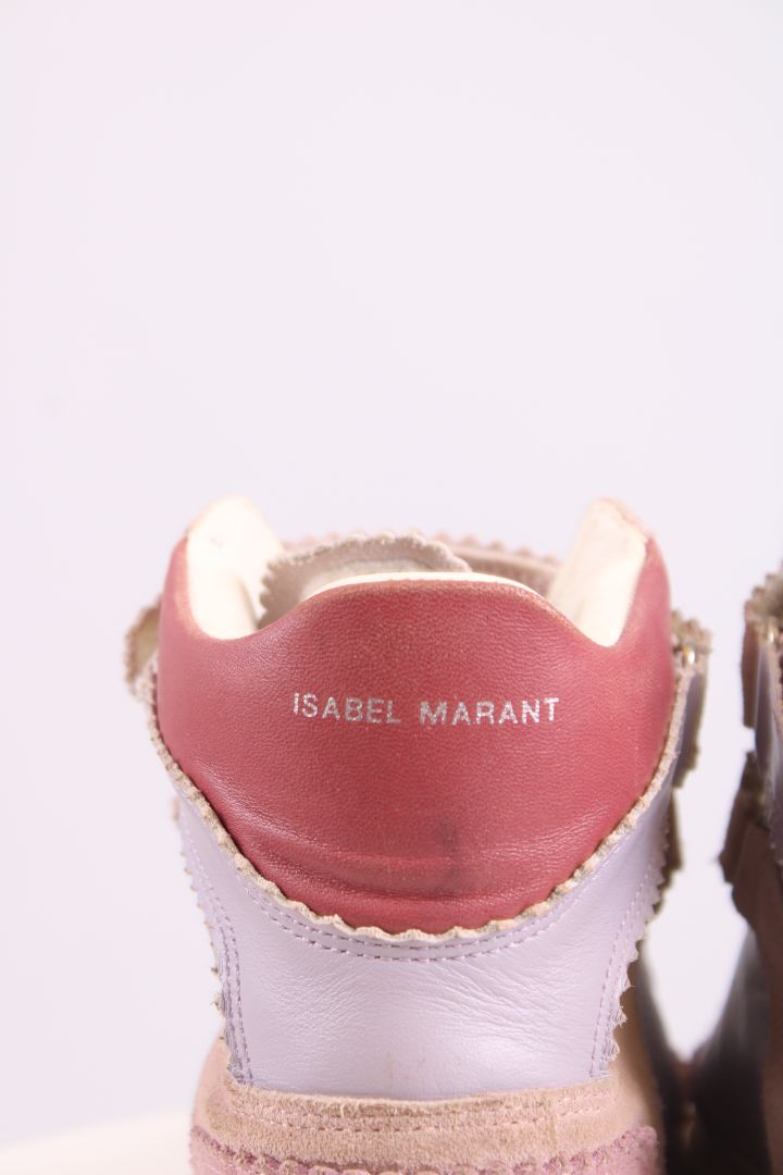 Isabel Marant High Top Trainers Lilac/ Pink 38