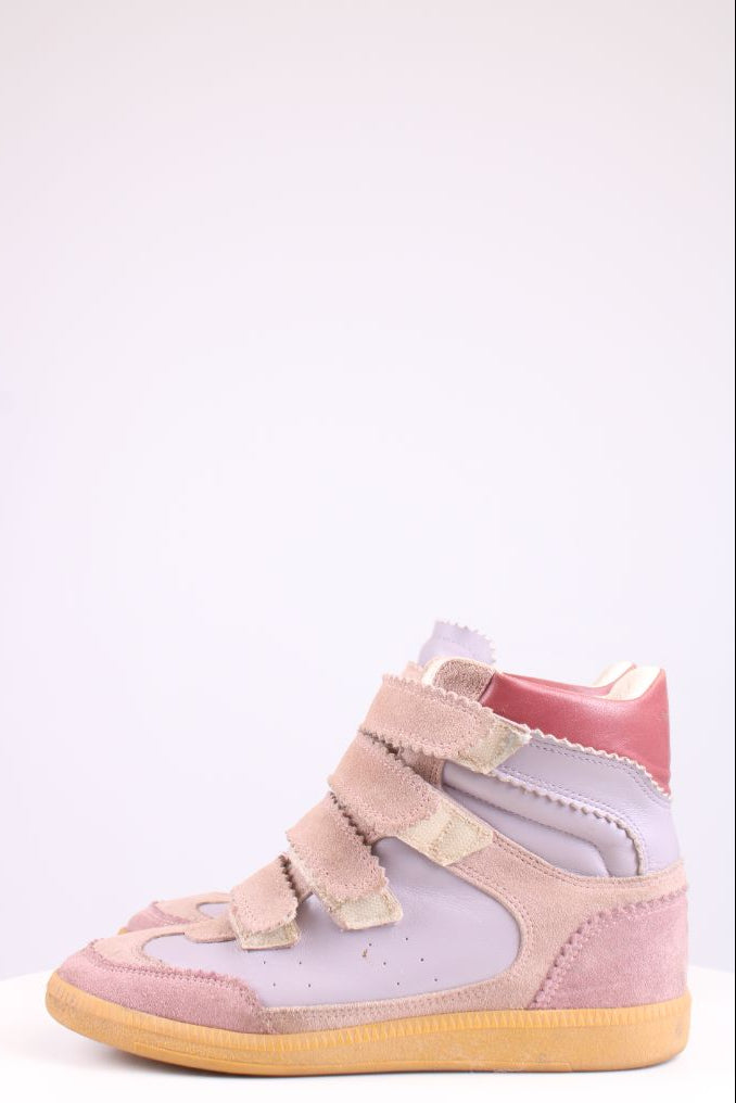 Isabel Marant High Top Trainers Lilac/ Pink 38