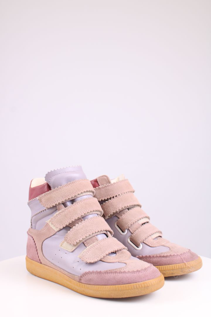 Isabel Marant High Top Trainers Lilac/ Pink 38