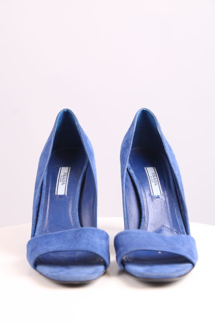 Prada Suede heels Blue 38.5