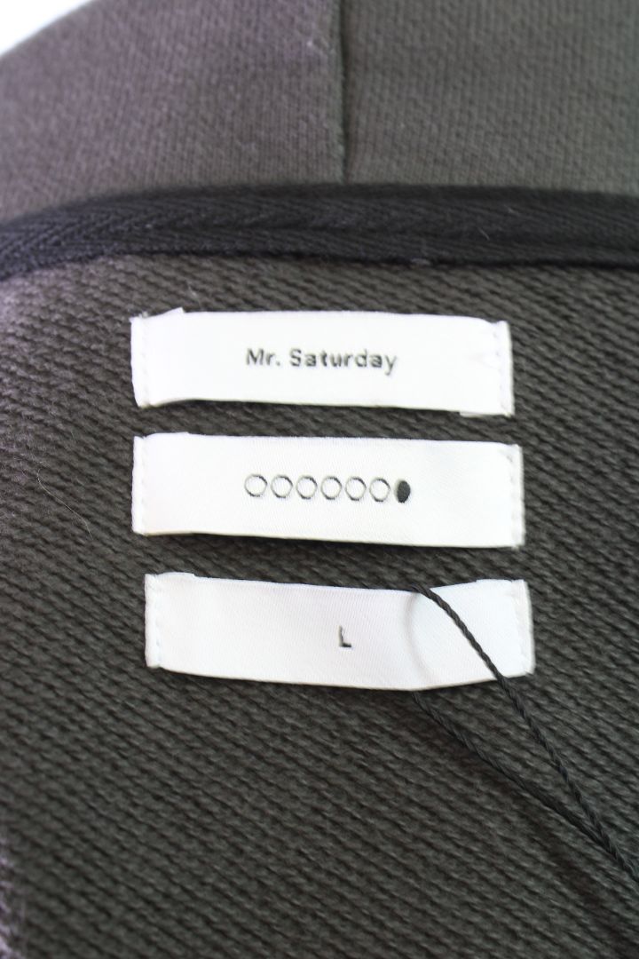 Mr Saturday Good Luck Applique Logo Hoodie Grey L