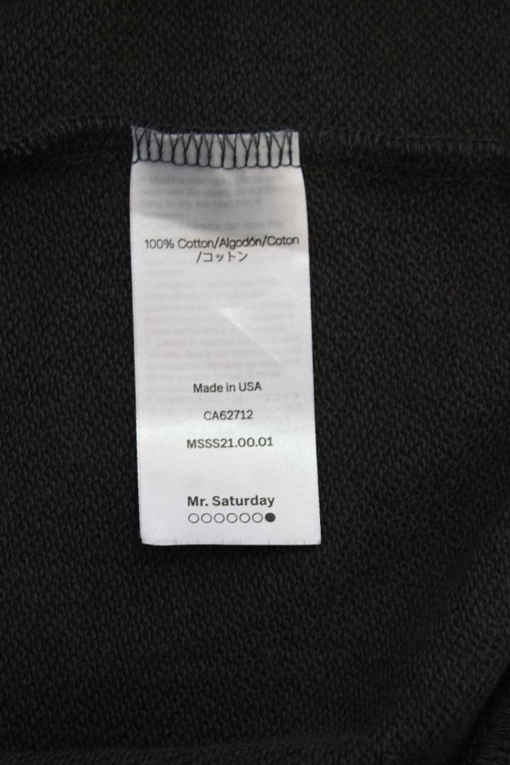 Mr Saturday Good Luck Applique Logo Hoodie Grey L