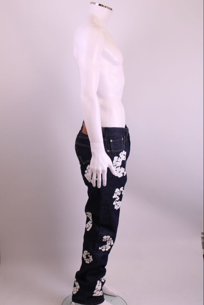 Levis X Denim Tears Print Jeans Denim 34W