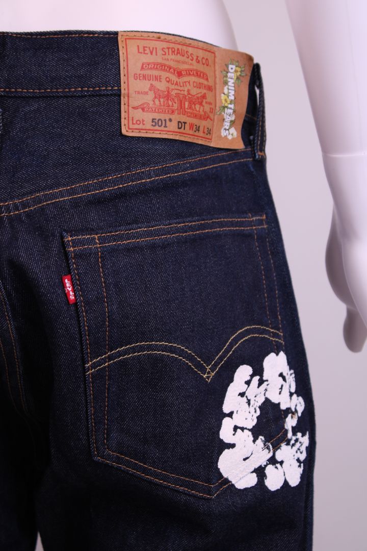 Levis X Denim Tears Print Jeans Denim 34W