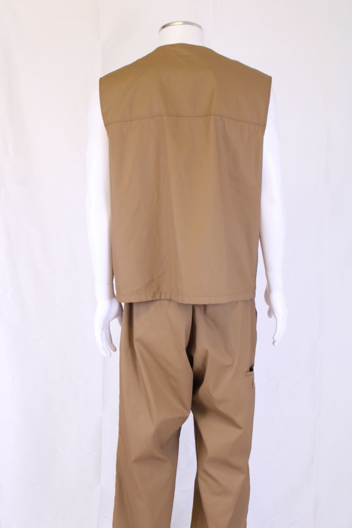 Prada Nylon Waistcoat/ Trouser Co-Ord Tan XL