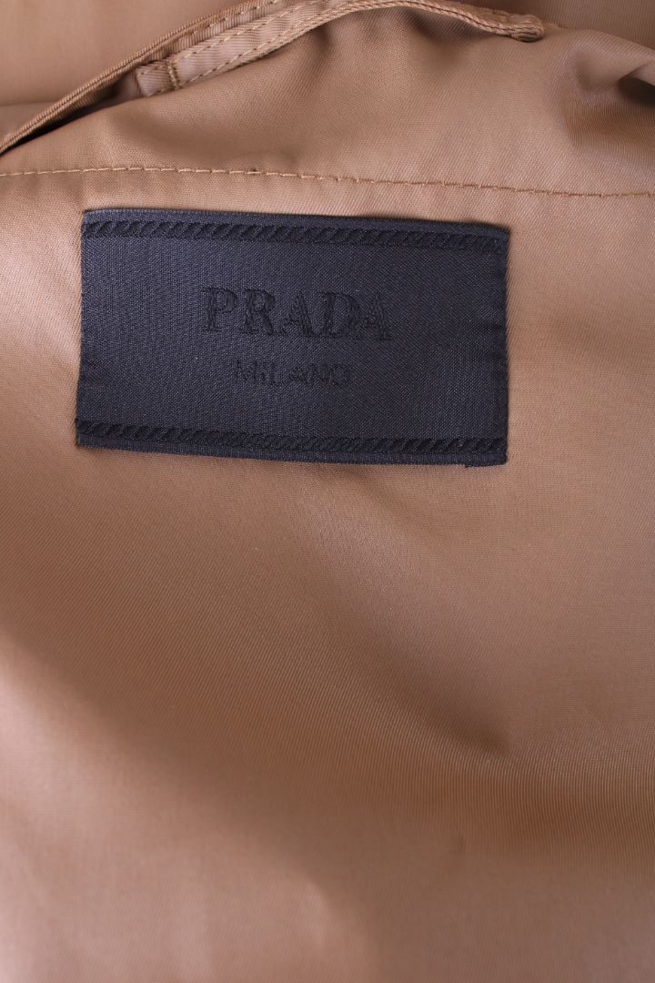 Prada Nylon Waistcoat/ Trouser Co-Ord Tan XL