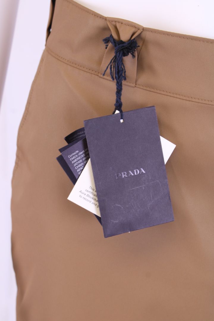 Prada Nylon Waistcoat/ Trouser Co-Ord Tan XL