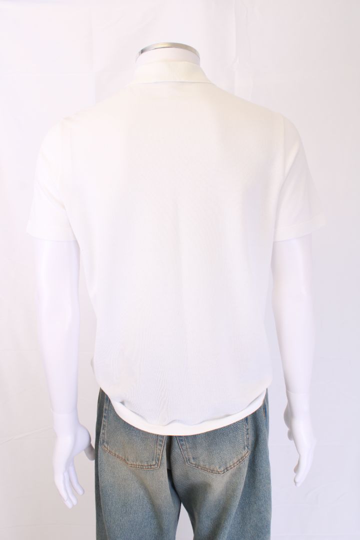 Hermes S/S Polo Top White M