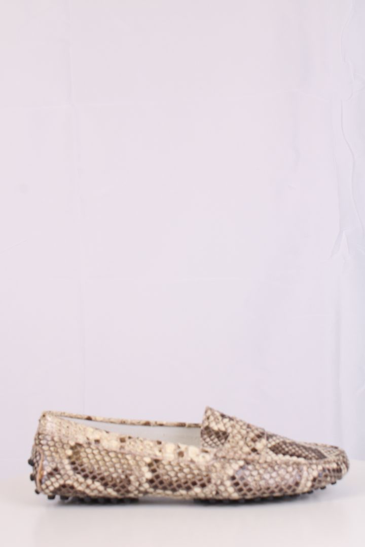 TODS Python loafers snake skin 39