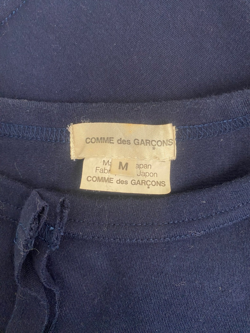 Comme Des Garcons Aysmmetric T-shirt Dress Navy S