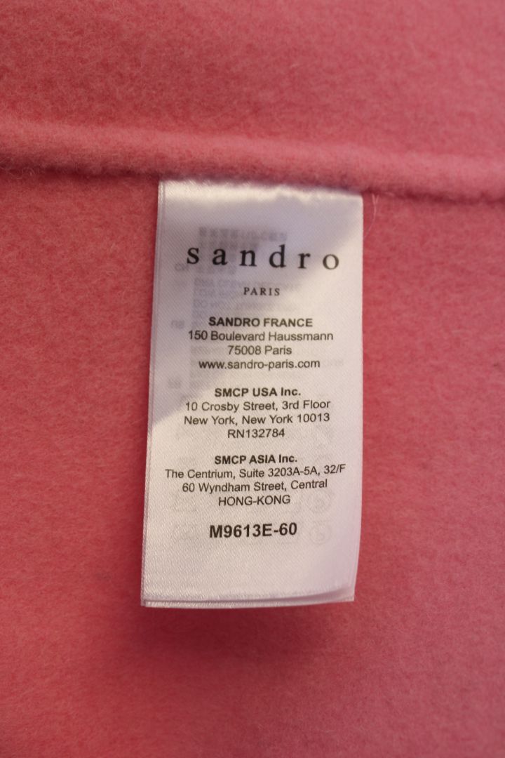 Sandro Coat Pink 10