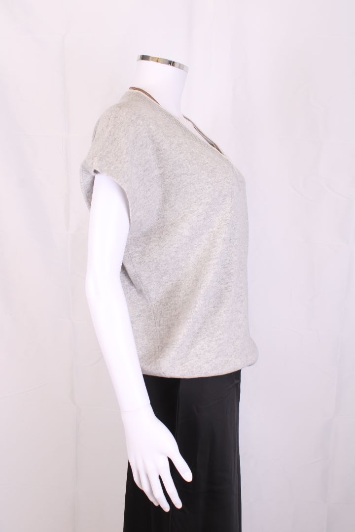 Brunello Cucinelli Short Sleeve Grey M