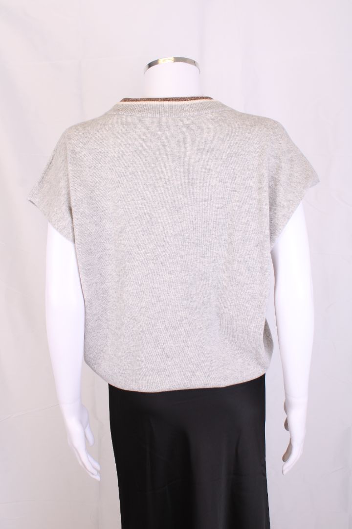 Brunello Cucinelli Short Sleeve Grey M