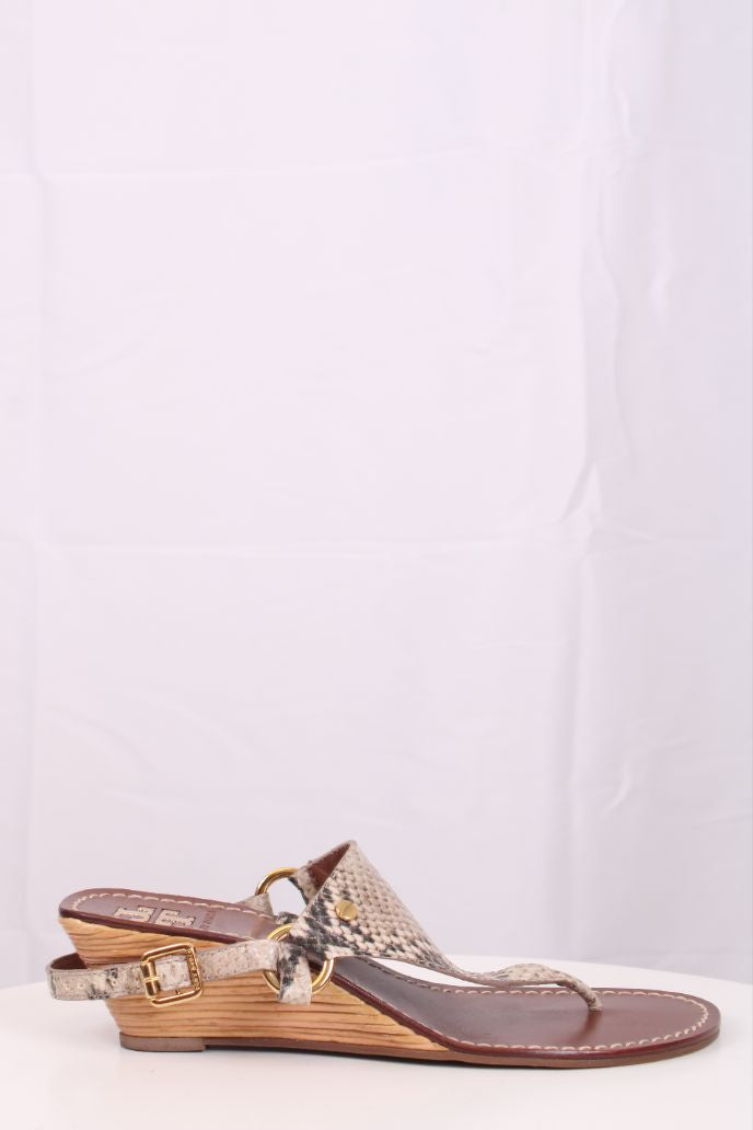 Tory Burch Snake skin small wedges Snake Print UK 6