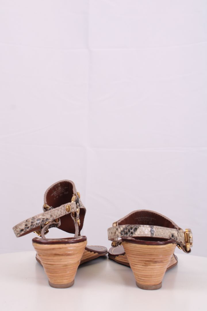 Tory Burch Snake skin small wedges Snake Print UK 6