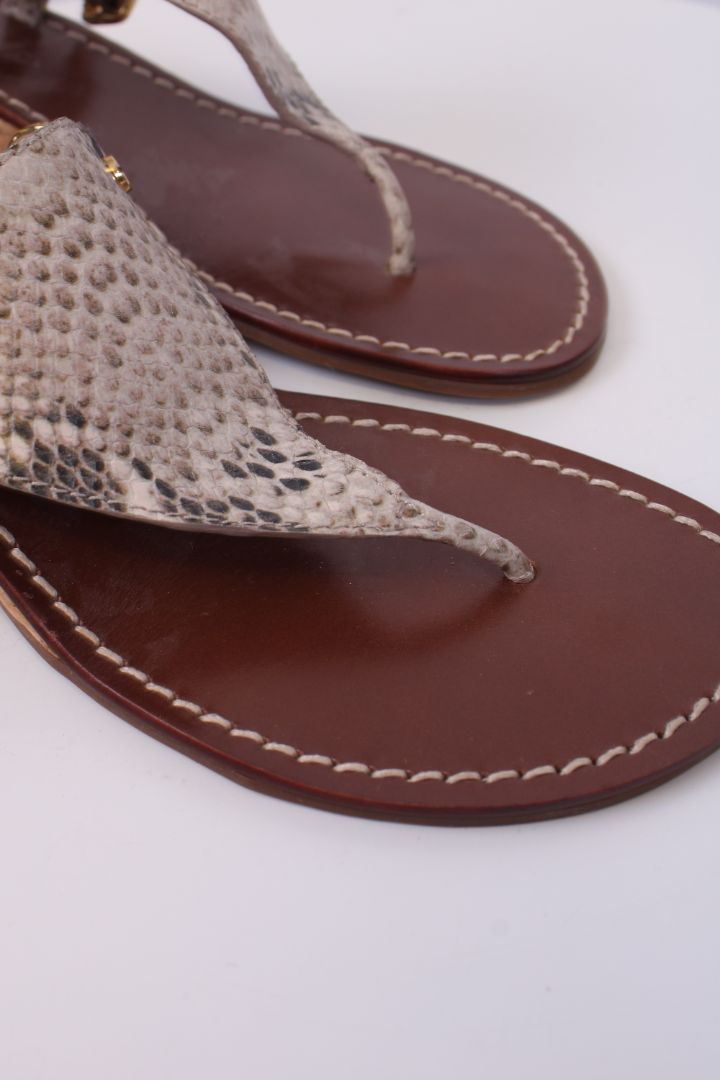 Tory Burch Snake skin small wedges Snake Print UK 6