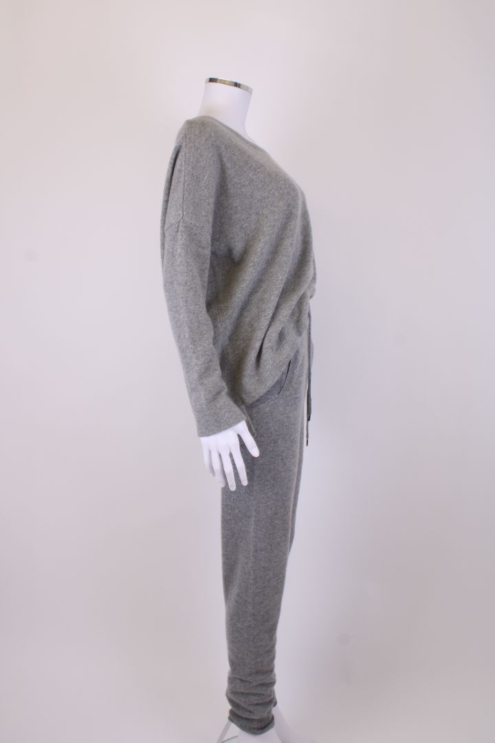 Notshy Cashmere Knitted Lounge Co-Ord Grey S