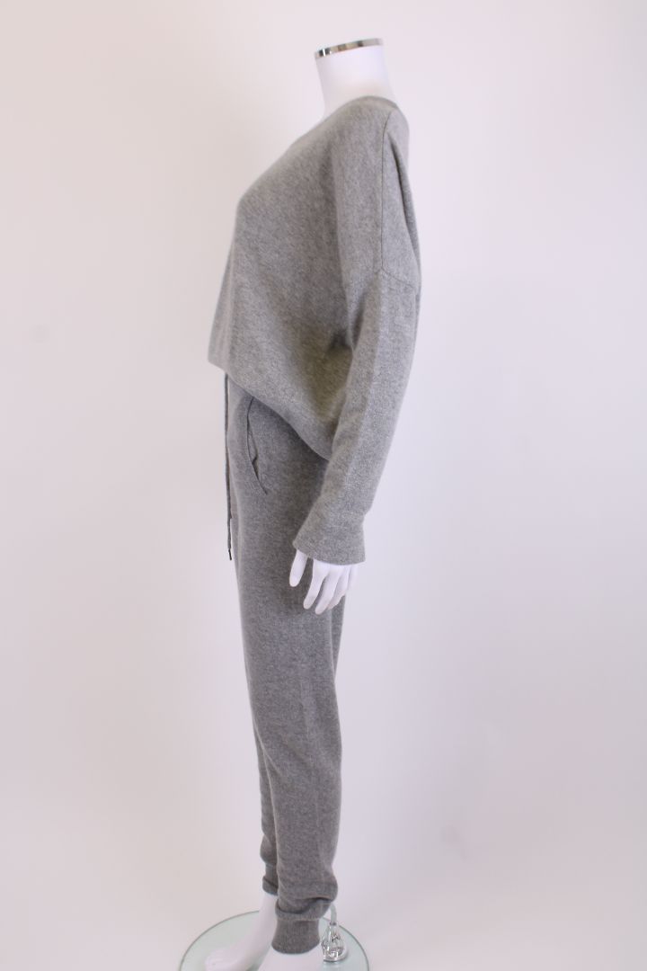 Notshy Cashmere Knitted Lounge Co-Ord Grey S