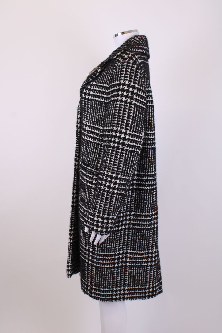 Ermanno Scervino Herringbone Coat Grey/ Black S