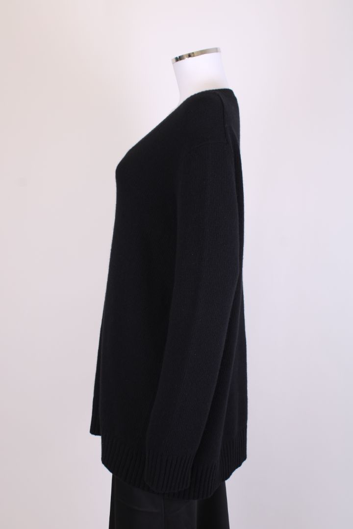Prada V Neck Jumper Black M