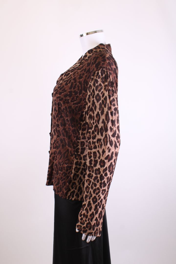 Dolce & Gabbana L/S Shirt Jacket Leopard Print M