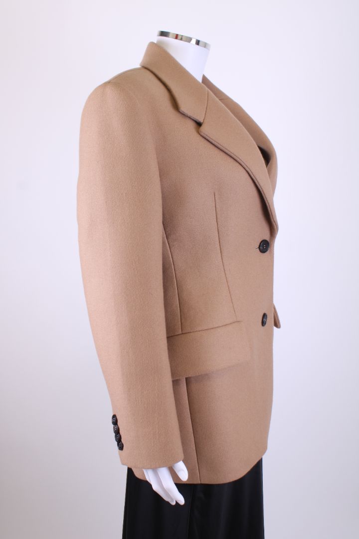 Prada Single Breasted Jacket Beige S
