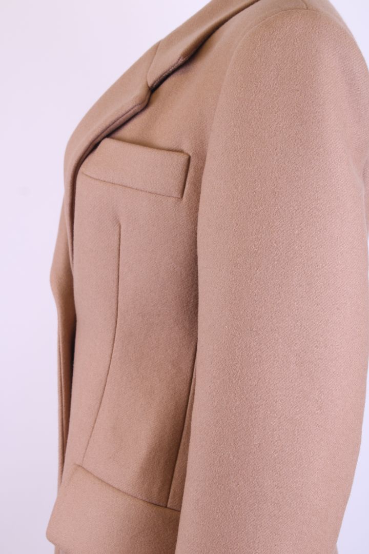 Prada Single Breasted Jacket Beige S