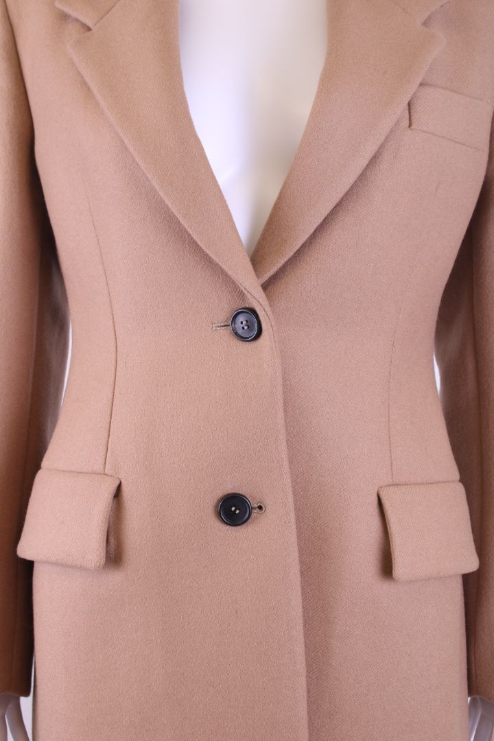 Prada Single Breasted Jacket Beige S