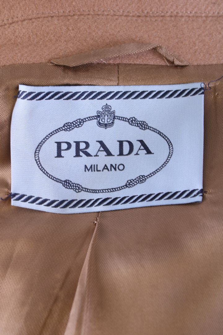 Prada Single Breasted Jacket Beige S