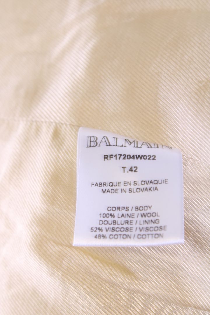Balmain Blazer Butter yellow 42