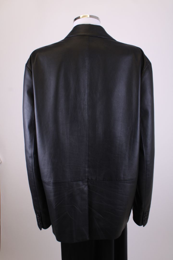 Prada Leather Jacket Black M