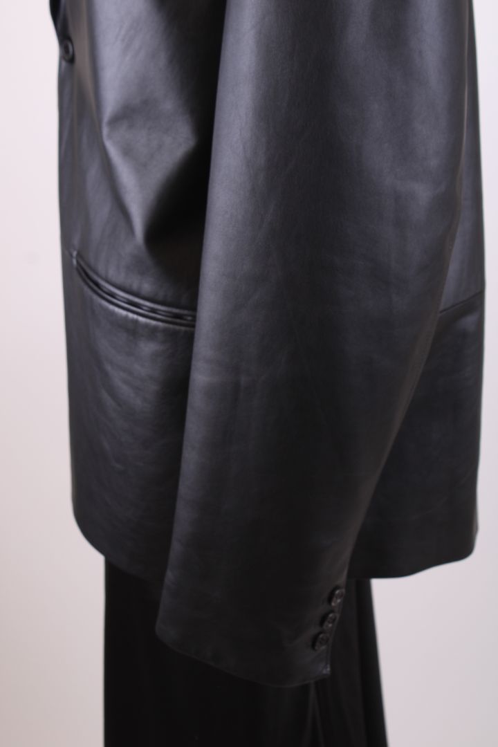 Prada Leather Jacket Black M