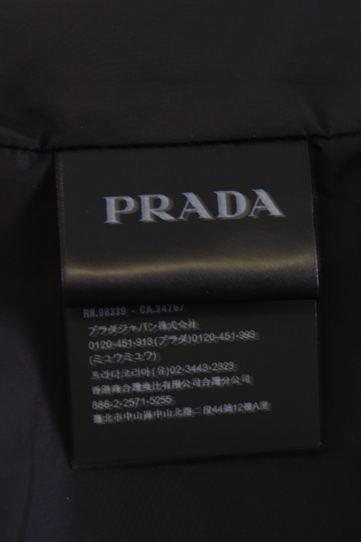 Prada Leather Jacket Black M