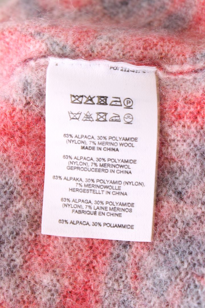 Dries Van Noten L/S Rose Jumper Red/ Grey L