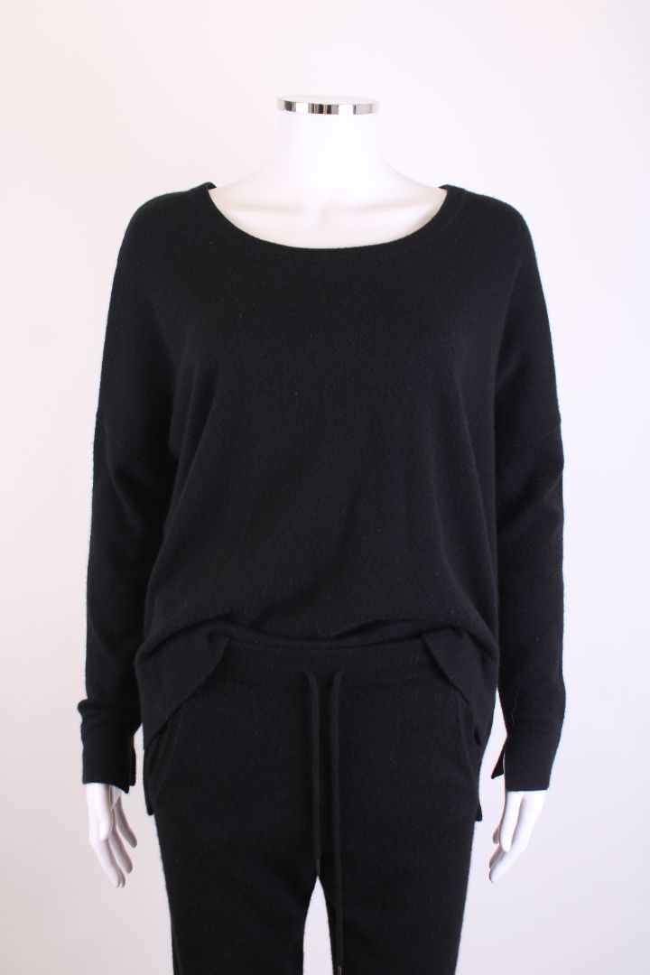 Notshy Cashmere Knitted Lounge Co-Ord Black S
