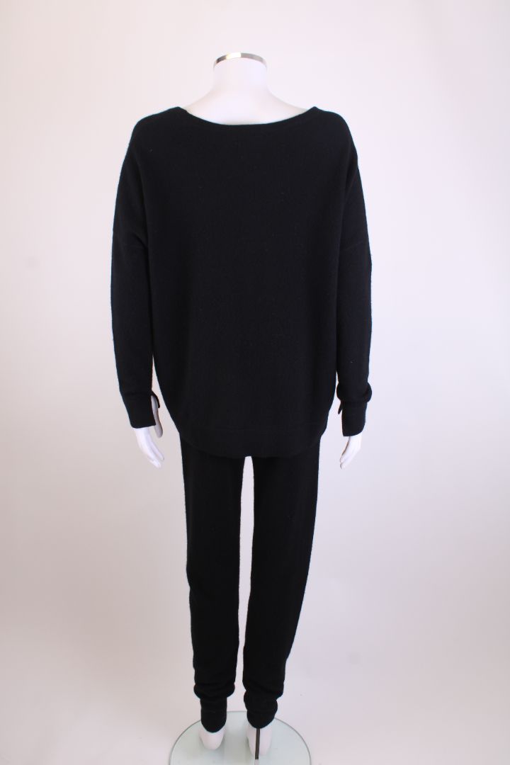 Notshy Cashmere Knitted Lounge Co-Ord Black S