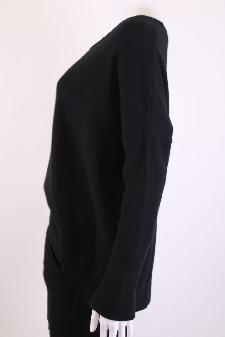 Notshy Cashmere Knitted Lounge Co-Ord Black S
