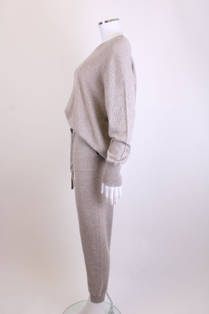 Allude Co-ord Grey Marl XS