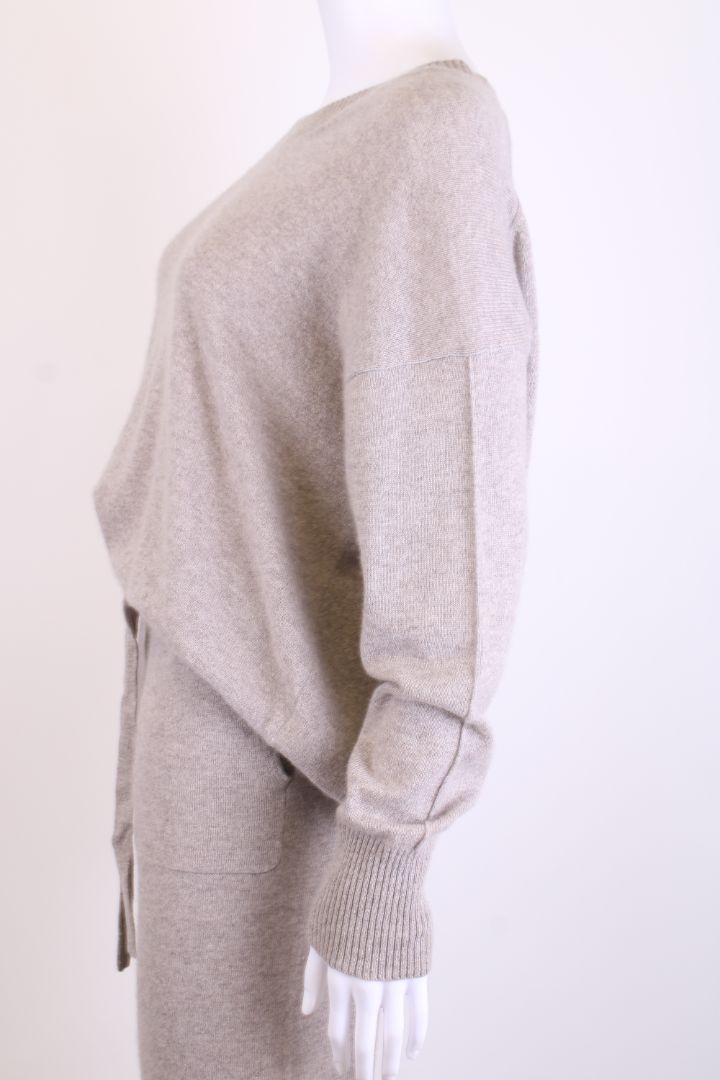 Allude Co-ord Grey Marl XS
