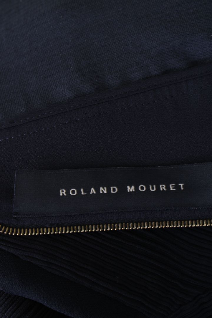 Roland Mouret S/S Pleated Top Black 14