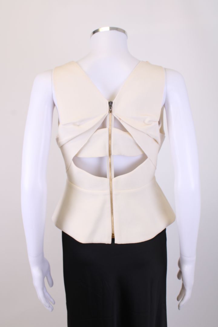Roland Mouret Top Cream 12