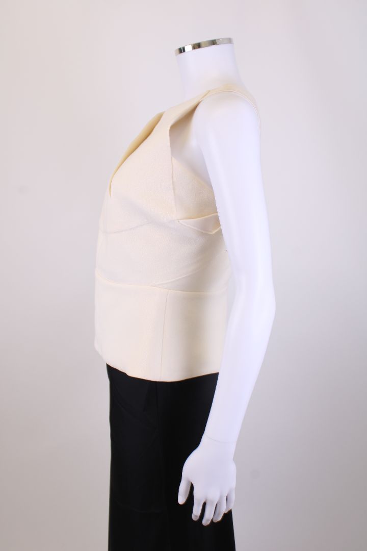 Roland Mouret Top Cream 12
