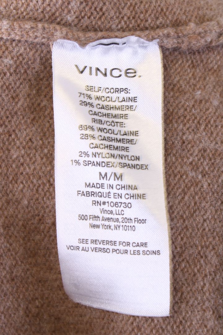 Vince Jumper Camel M