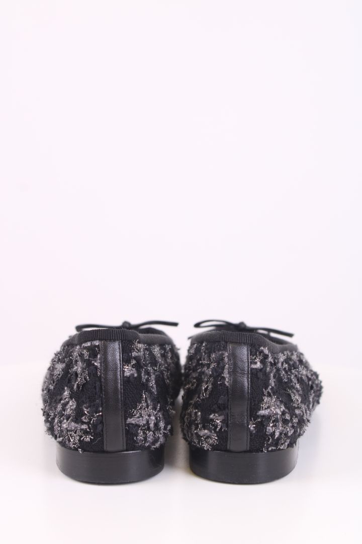 Chanel Ballet Flats Black 4.5